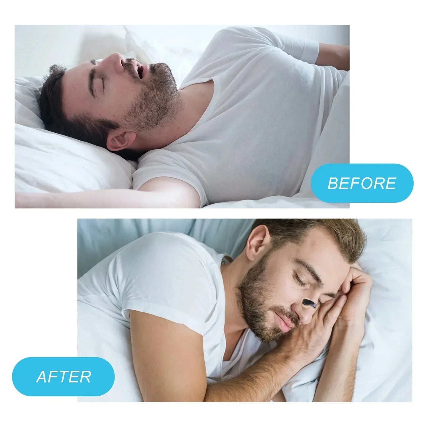 30-Day Magnetic Nasal Breathing Dilator Kit – Improve Sleep, Reduce Snoring & Boost Airflow